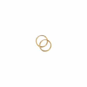 Yellow Gold Hinged Hoop Earrings